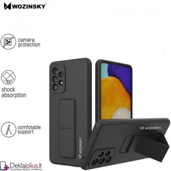 Wozinsky 4in1 švelnaus silikono dėklas - juodas (telefonui Samsung A53 5G)
